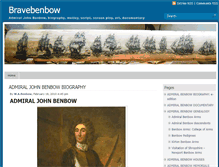 Tablet Screenshot of bravebenbow.com